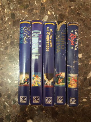 lote Peliculas cuentos VHS