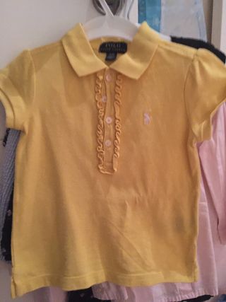 Camiseta de niña naranja de manga corta · Polo Ralph Lauren · El Corte  Inglés