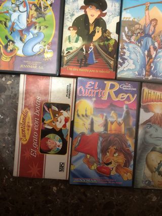 lote Peliculas cuentos VHS