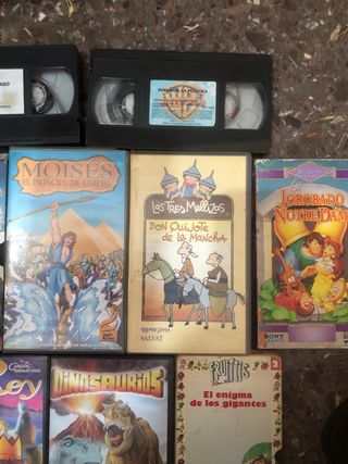 lote Peliculas cuentos VHS