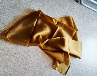 Fular Chales de mujer color dorado