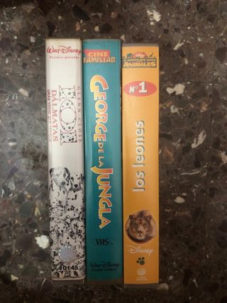lote Peliculas Disney VHS