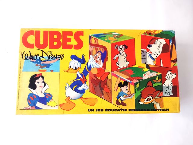 Gioco CUBI vintage francese  anni 70 (juego,jeu)