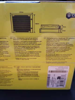 Disipador Corsair H60x élite
