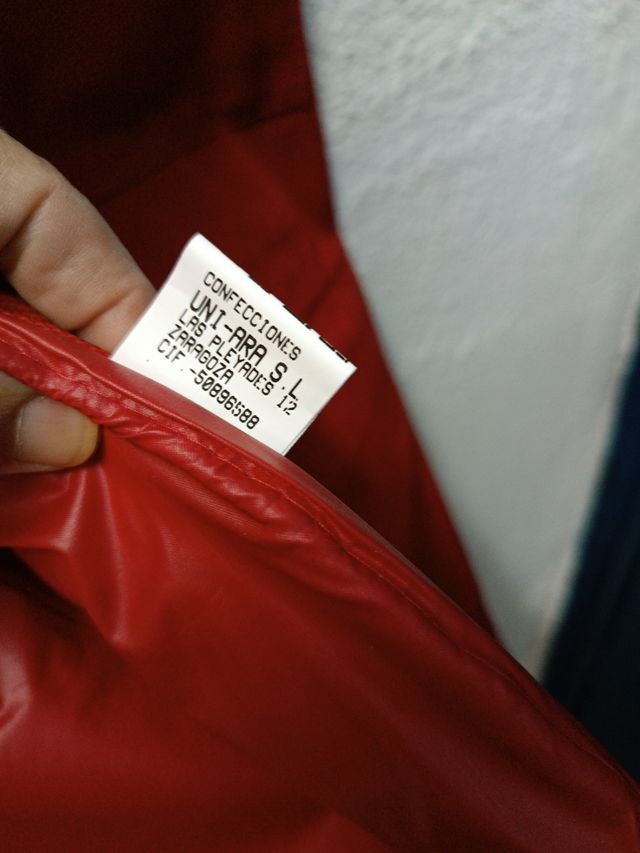 chaleco rojo Punto S.G. color rojo