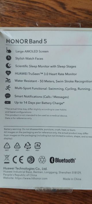 Pulsera actividad Honor Band 5