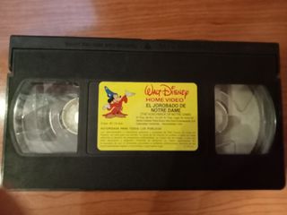 VHS Disney Jorobado de Notredame