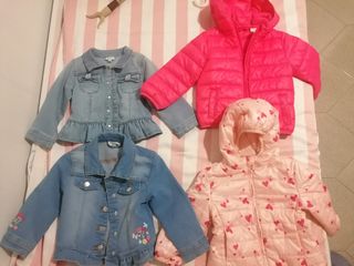 giubbini bambina mesi 12/18