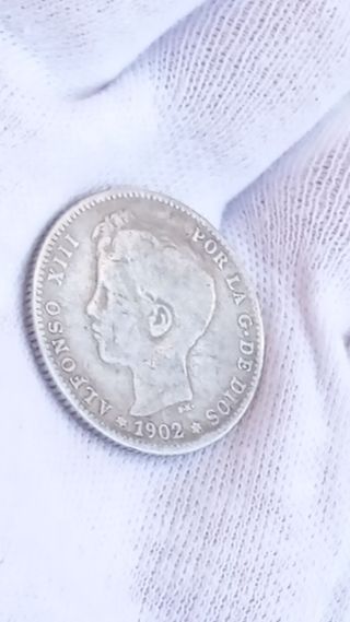 1 peseta 1902 *19*02 Madrid SM V