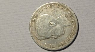 1 peseta 1902 *19*02 Madrid SM V
