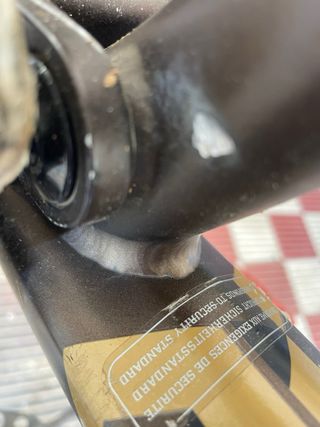 scott fr 10 talla S cuadro fisurado