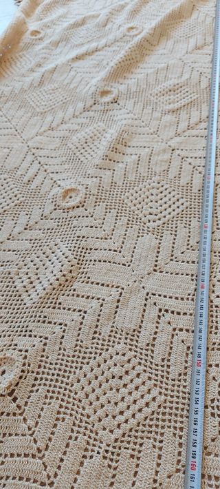 Manta/mantel/tapete/colcha de ganchillo