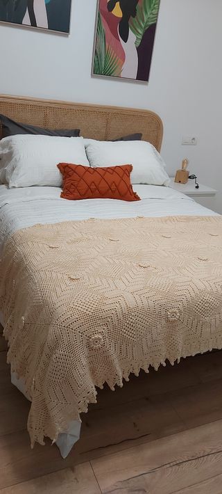 Manta/mantel/tapete/colcha de ganchillo