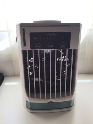 Ventilador usb portátil 4 en 1 digital