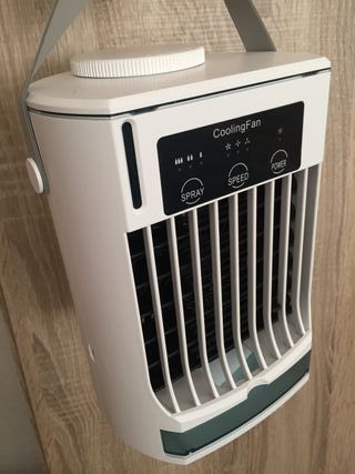 Ventilador usb portátil 4 en 1 digital