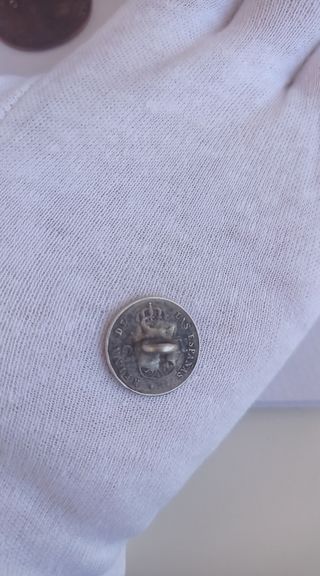 2 reales 1853 Isabel II España Sevilla