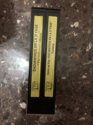 Pelicula Encuentros en la tercera fase VHS