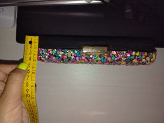 bolso fiesta multicolor/negro
