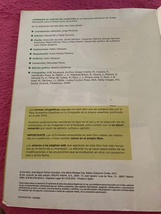 libro 3 ESO Fisica y Quimica ANAYA