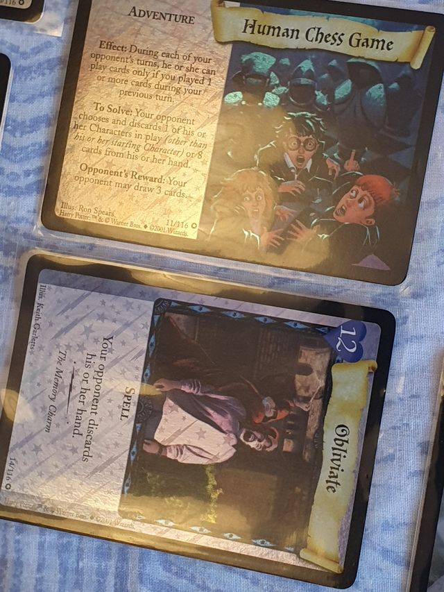 Cartas Harry Potter TCG