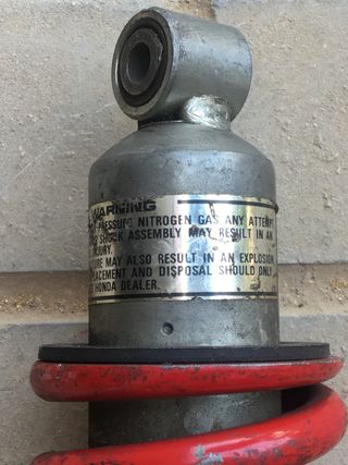 Amortiguador trasero de moto