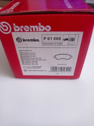 PASTILLAS DE FRENO BREMBO