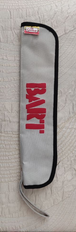 Flauta dulce y funda de los Simpsons