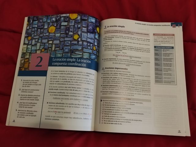 Lingua e letteratura Spagnola 2 Bachiller Tesela