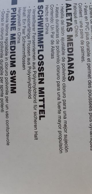 set maschera e pinne  regolabili 38/40