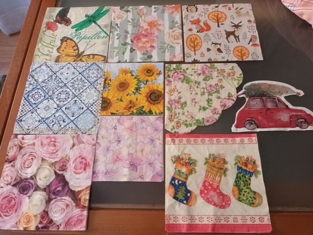 Servilletas de papel para decoupage
