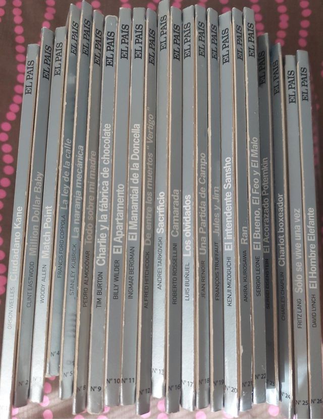 coleccion de libros y peliculas