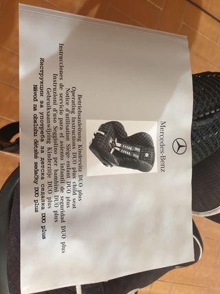 Silla coche bebé Mercedes Benz