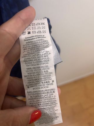 VESTIDO VISCOSA CORTEFIEL TALLA M