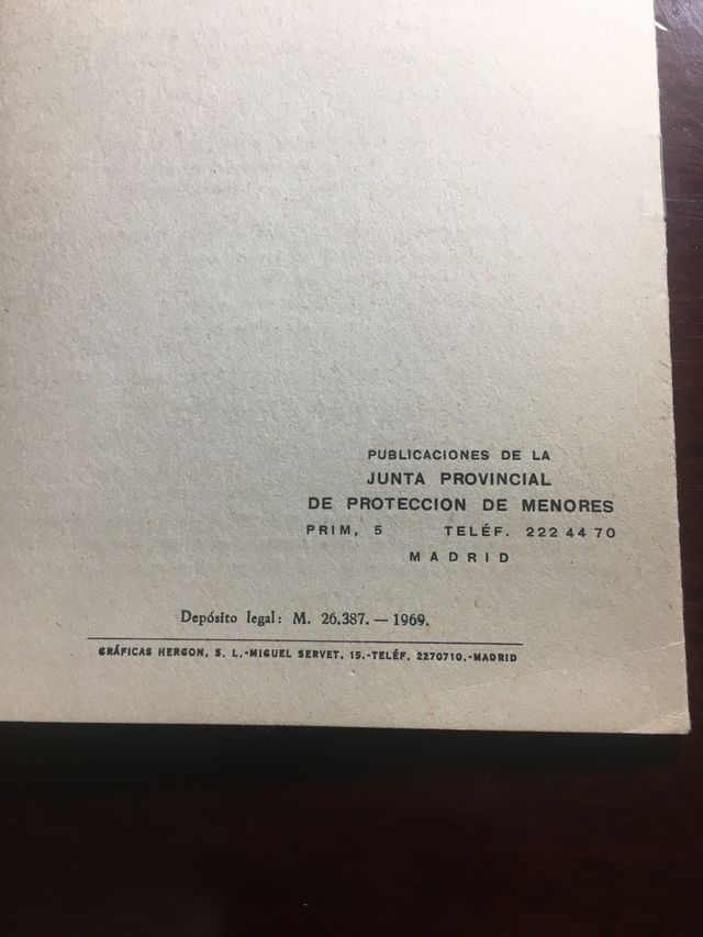 Cuaderno Sanitario Infantil. 1969. Muy Raro.