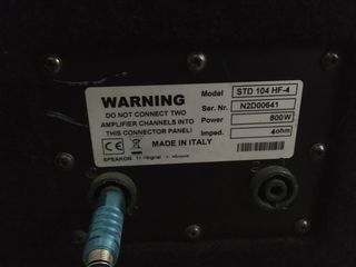 Amplificador Sinmarc + Pantalla MarkBass 4x10