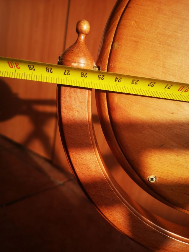 espejo de pie de madera