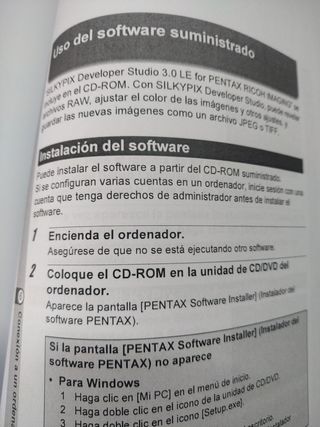 Manual en español de Pentax MX-1 Manual en español