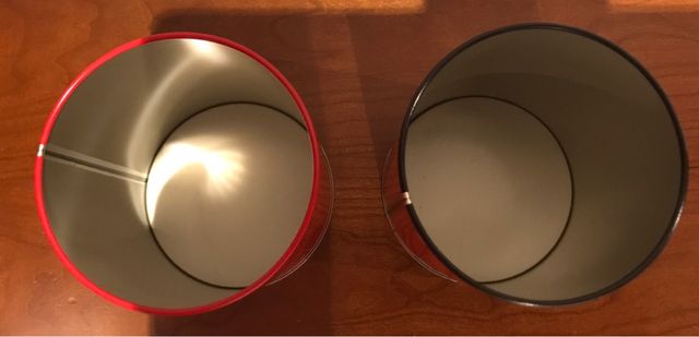 Bottiglia di latta Coca Cola Coke, normale e zero