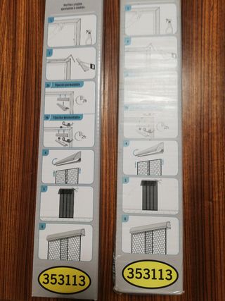 Cortina mosquitera blanca