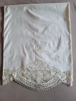 Juego sábana antigua