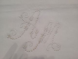 Juego sábana antigua