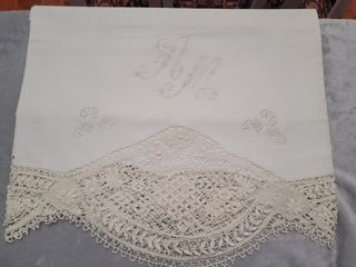 Juego sábana antigua