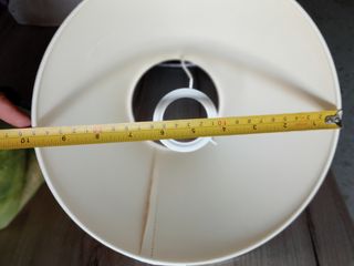 2 pantallas rafia lámpara mesa