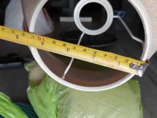 2 pantallas rafia lámpara mesa