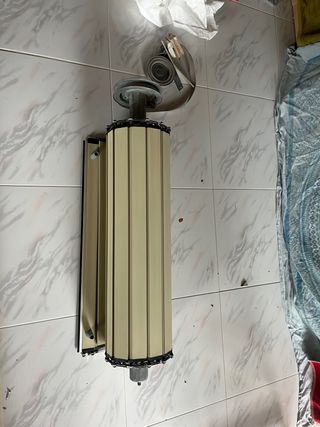 persiana  graduable balcón con guías incluidas