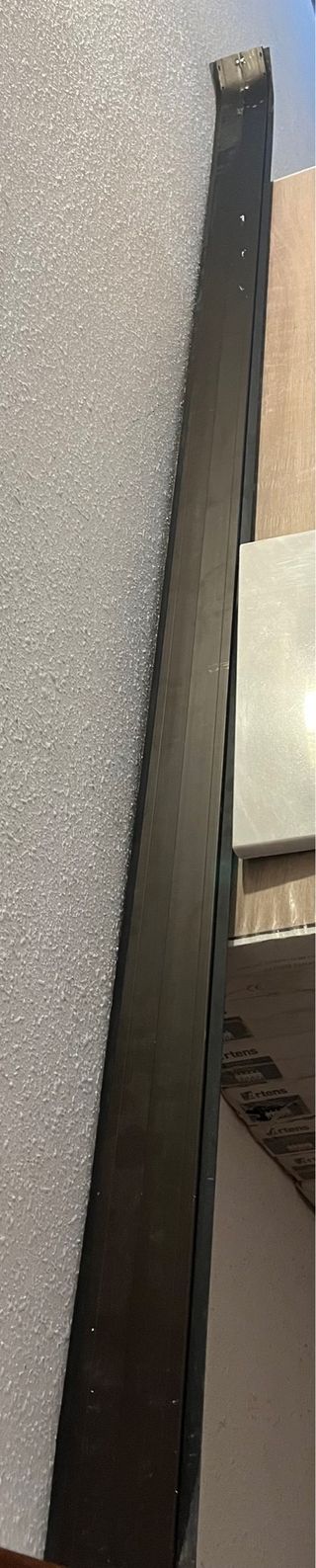 persiana  graduable balcón con guías incluidas