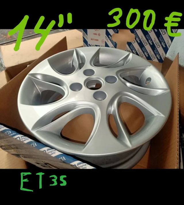 kit 4 llantas 14" 4x98mm. Fiat Alfa Seat