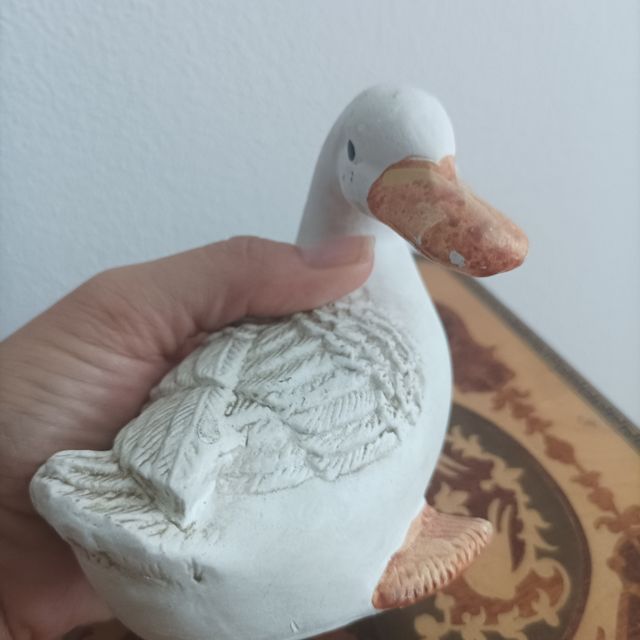 papera oca bianca paperella ceramica collezione