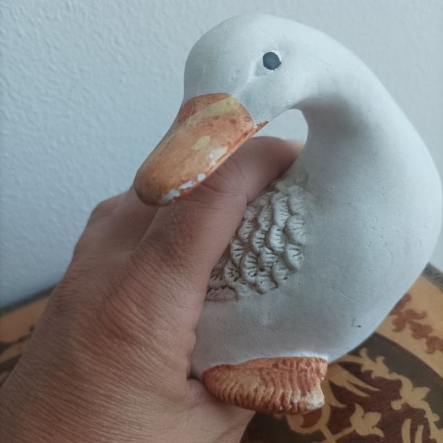 papera oca bianca paperella ceramica collezione