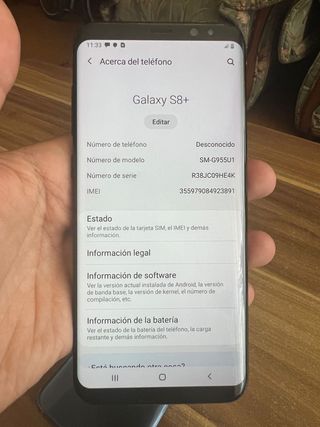 Samsung S8 plus 64GB como nuevo